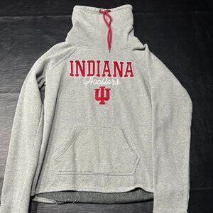 Colosseum Gray Indiana Hoosiers Hoodie
